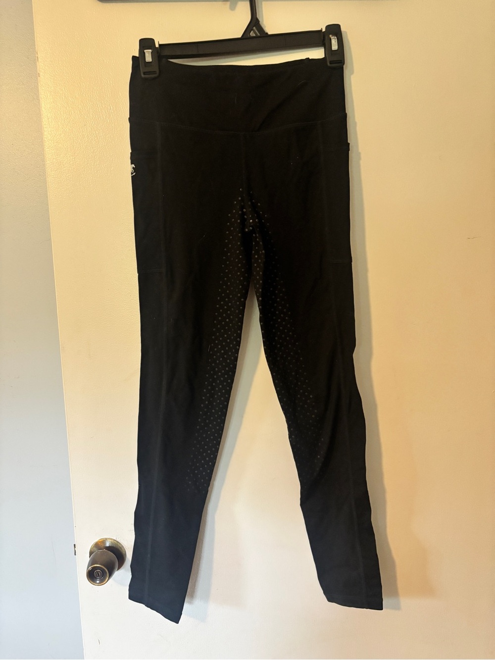 SmartPak Piper Black Full-Seat Riding Tights, Size XS